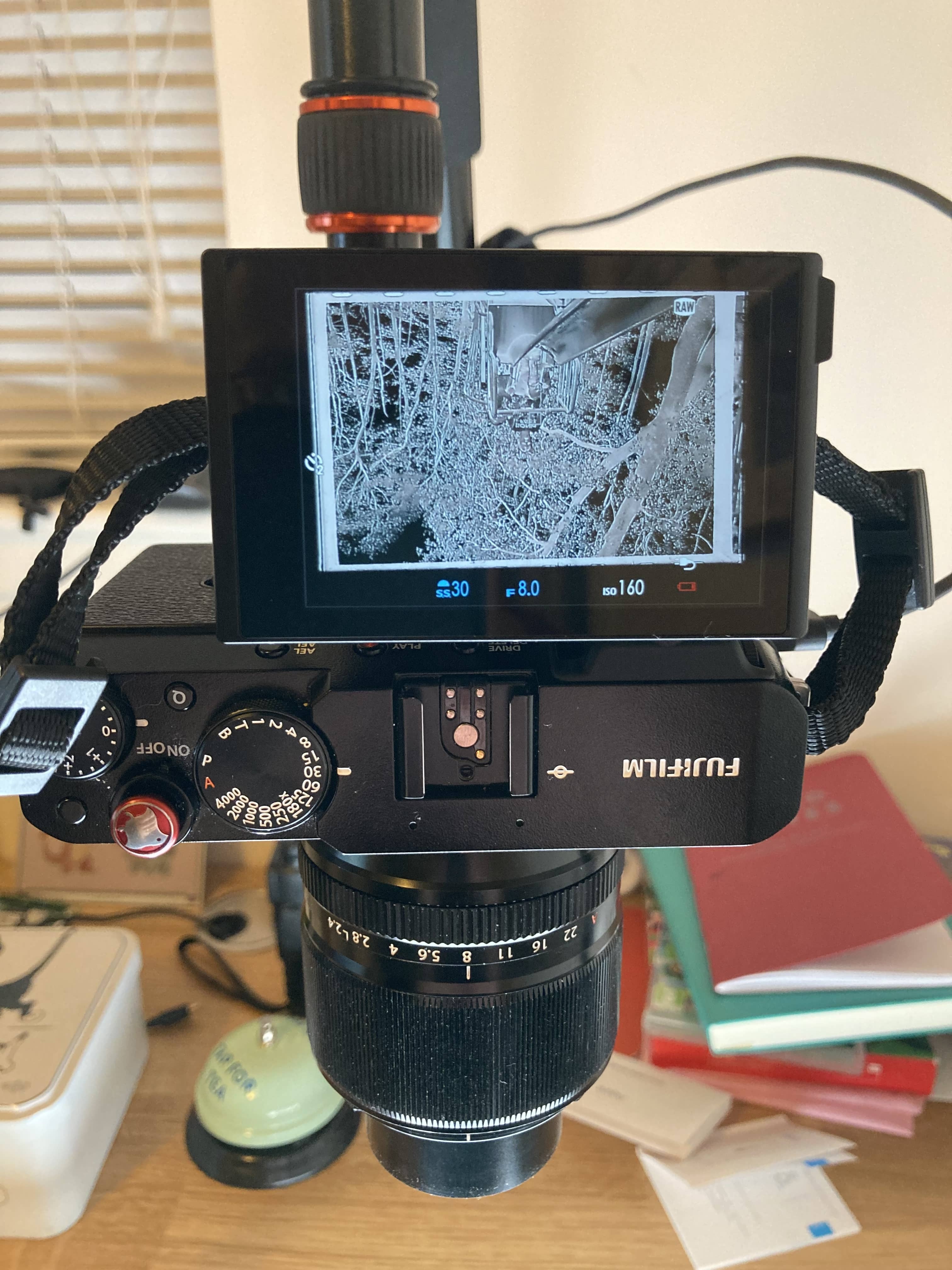 Camera close up