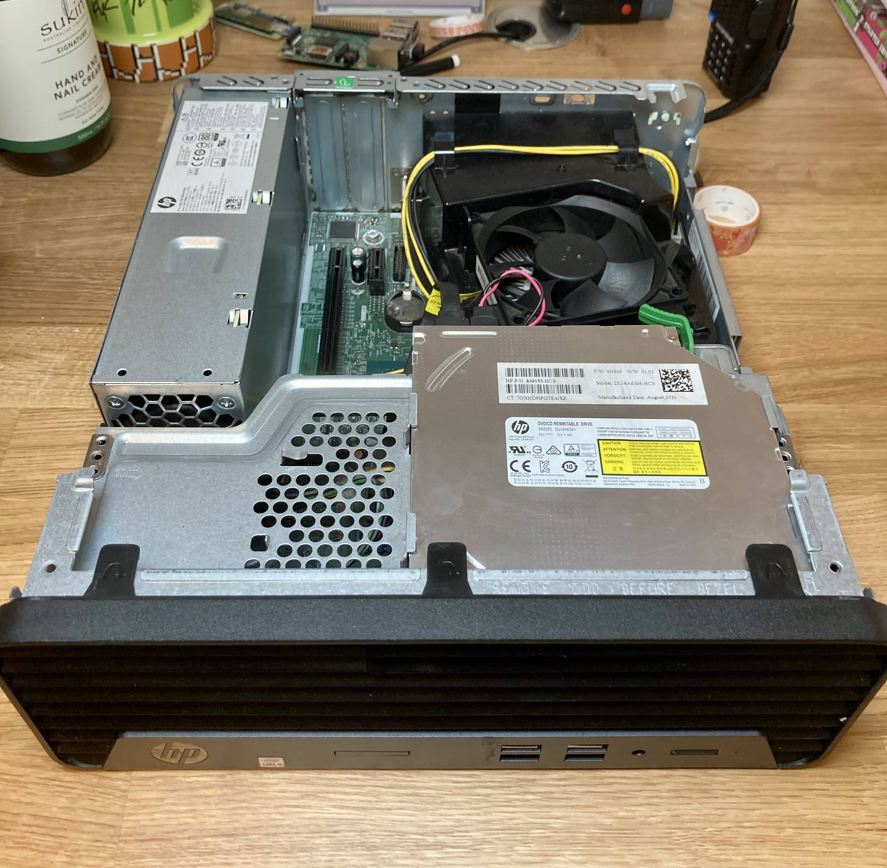 Well organised inside