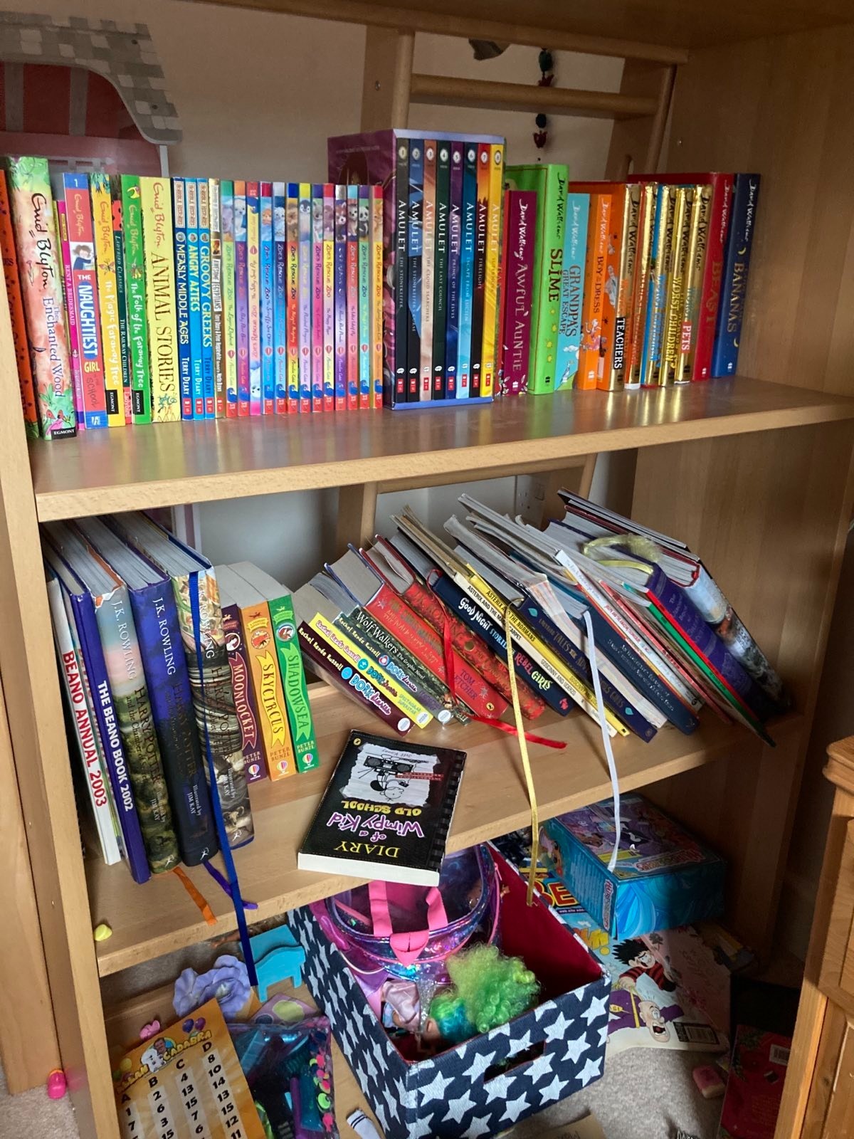 Daughter’s bookshelf